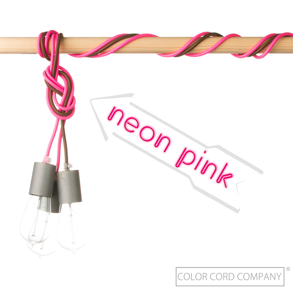 Neon Pink Wire by Color Cord