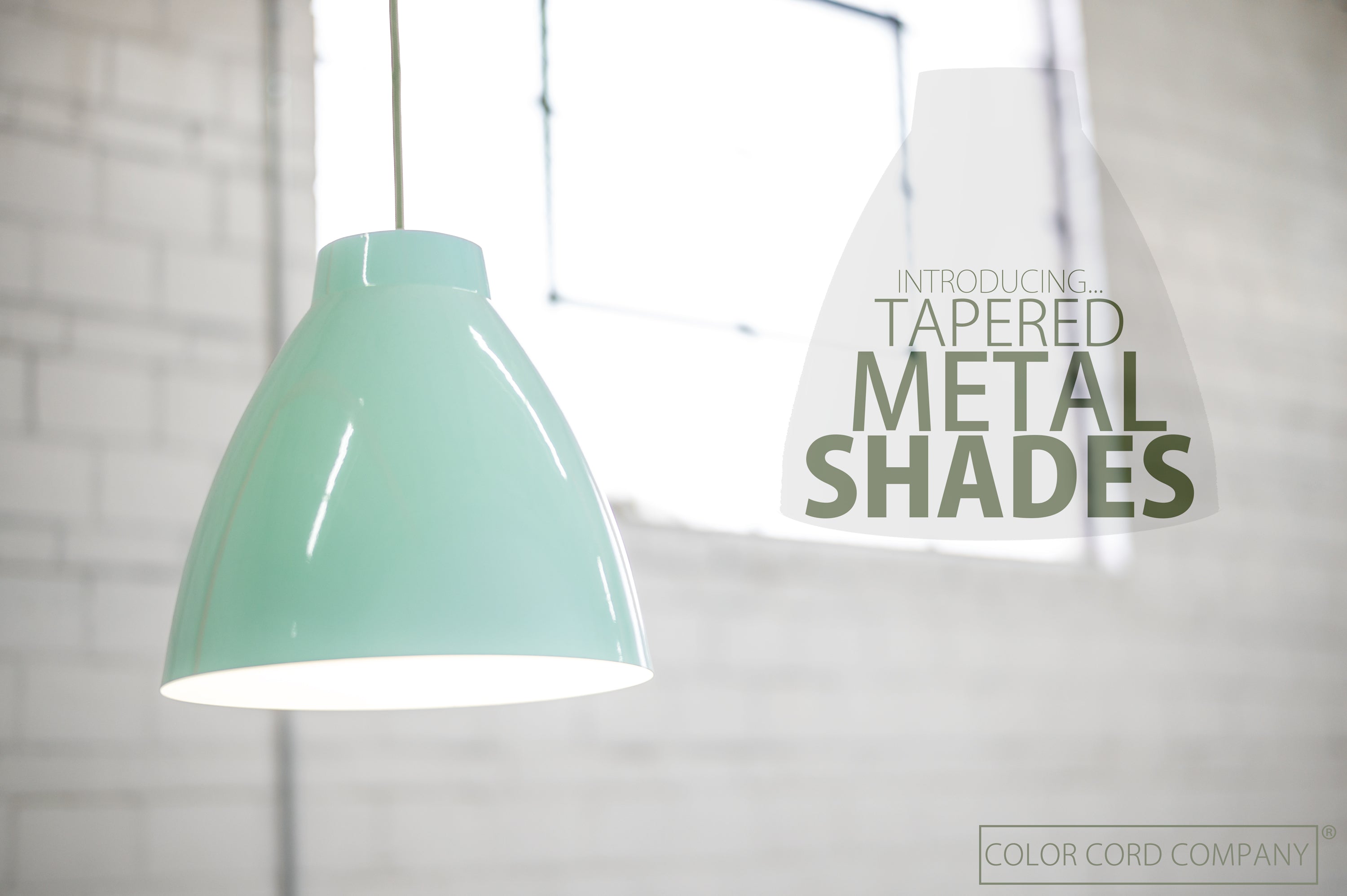 Color Cord Company Introduces Tapered Metal Shades