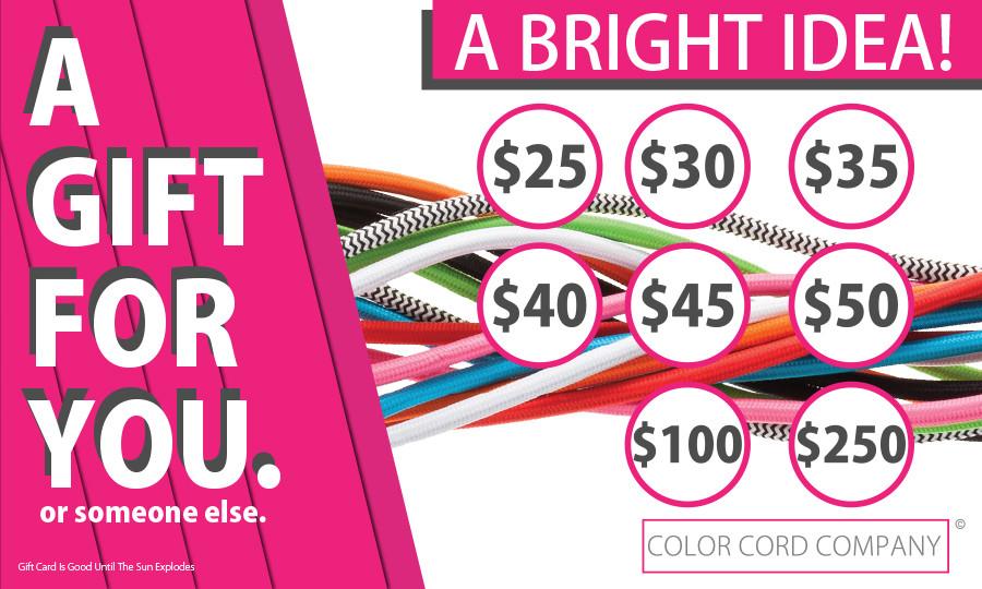 color cord company gift card