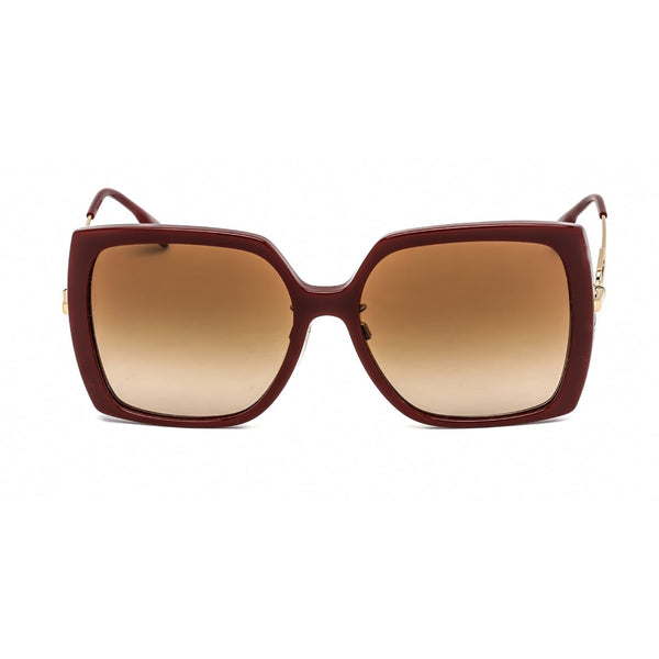 Burberry BE4332F Sunglasses Bordeaux /Brown Gradient-AmbrogioShoes