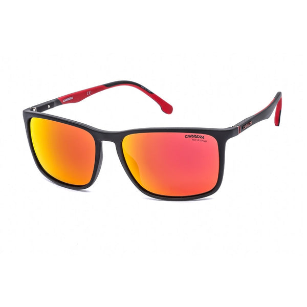 Carrera 8031/S Sunglasses Black Ruthenium Crystal Red / Red HD Mirror Orange-AmbrogioShoes
