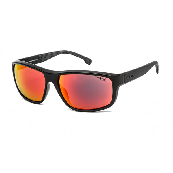 Carrera 8038/S Sunglasses BLACK RED/RED MULTILAYER-AmbrogioShoes