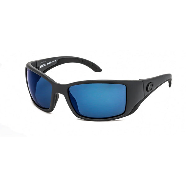 Costa Del Mar BLACKFIN Sunglasses Matte Grey / Blue Mirror Polarized Polycarbonate 5-AmbrogioShoes