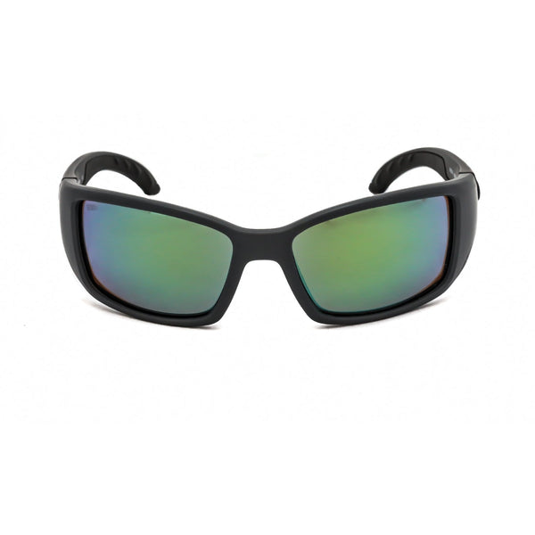 Costa Del Mar BLACKFIN Sunglasses Matte Grey / Green Mirror Polarized Glass 580G-AmbrogioShoes