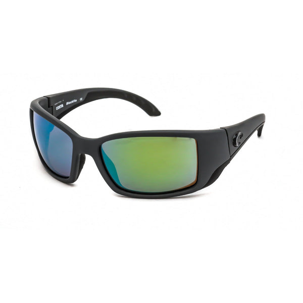 Costa Del Mar BLACKFIN Sunglasses Matte Grey / Green Mirror Polarized Glass 580G-AmbrogioShoes
