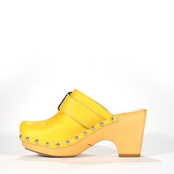 Dolce & Gabbana 4754 Women's Shoes Yellow Calf-Skin Leather High-Heel Sandals (DGW55)-AmbrogioShoes