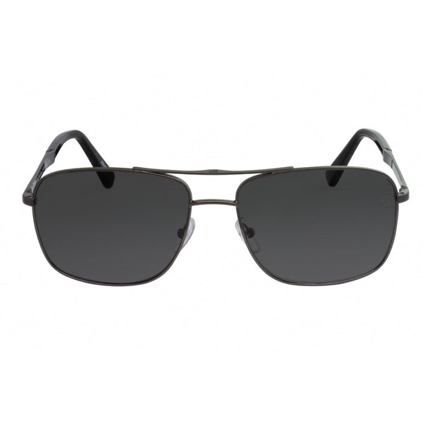 Ermenegildo Zegna EZ0021 Sunglasses Shiny Gumetal / Smoke Polaraized-AmbrogioShoes