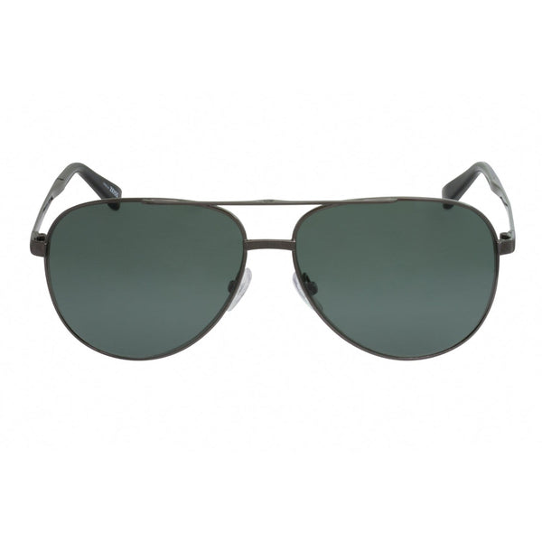 Ermenegildo Zegna EZ0027 Sunglasses Matte Gunmetal / Green Polarized-AmbrogioShoes