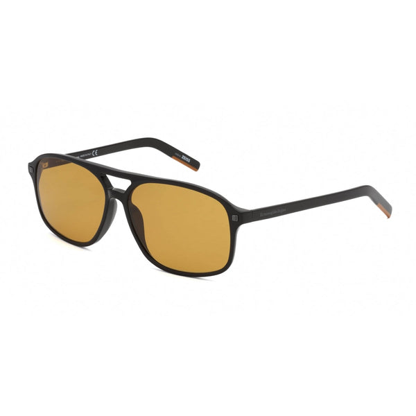 Ermenegildo Zegna EZ0151 Sunglasses Matte Black / Brown-AmbrogioShoes