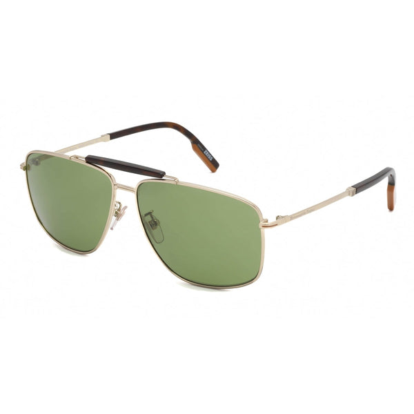 Ermenegildo Zegna EZ0160-D Sunglasses Gold / Green-AmbrogioShoes