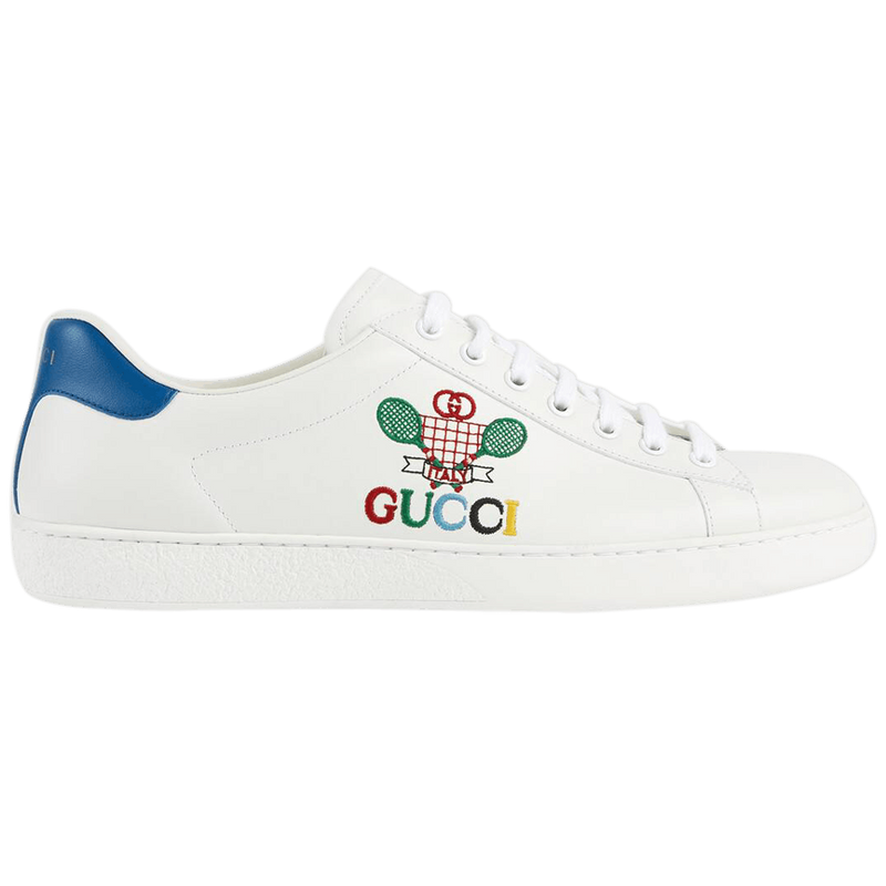 Gucci Ace Sneakers Tennis Men's Shoes White Tennis Sewed Calf-Skin Leather Casual (GGM1713)-AmbrogioShoes