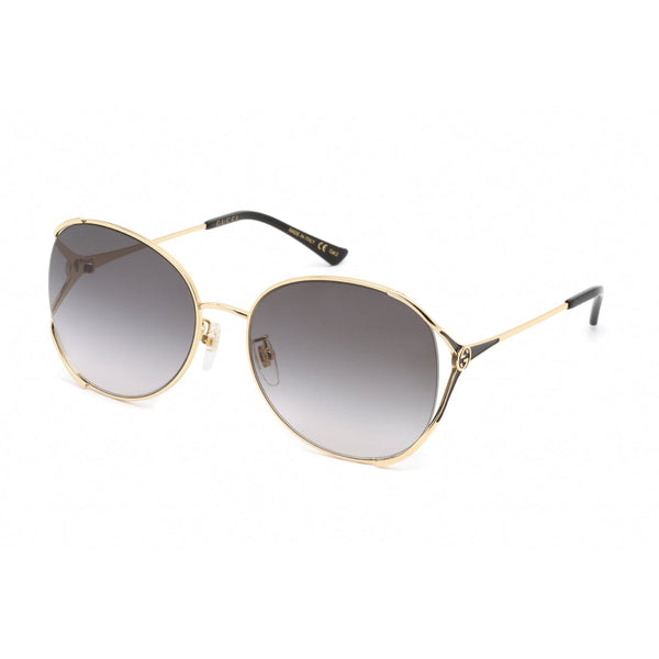 Gucci GG0650SK Sunglasses Gold / Grey Gradient-AmbrogioShoes