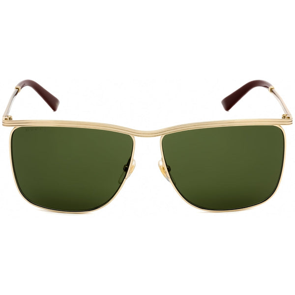 Gucci GG0821S Sunglasses Gold / Green-AmbrogioShoes