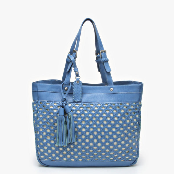 Isabella Fiore Handbag Bluebell Vintage Weave Tote (IFH102)-AmbrogioShoes