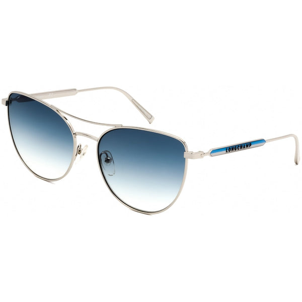 Longchamp LO134S Sunglasses Light Gold / Blue Gradient-AmbrogioShoes