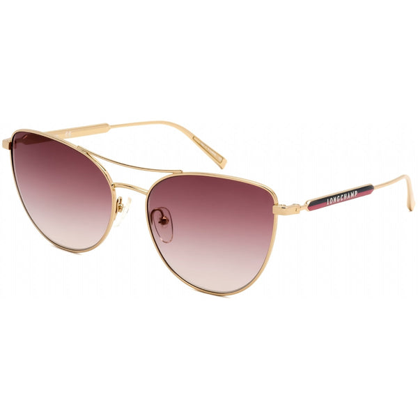 Longchamp LO134S Sunglasses Rose Gold / Bordeaux Gradient-AmbrogioShoes
