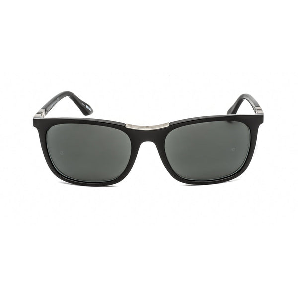 Longines LG0002-H Sunglasses Shiny Black / Smoke-AmbrogioShoes