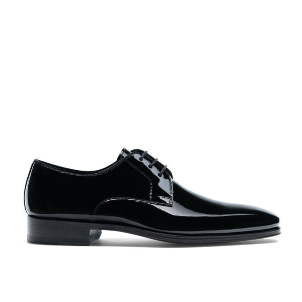 Magnanni 14597 Dante Men's Shoes Black Patent Leather Derby Oxfords (MAG1044)-AmbrogioShoes