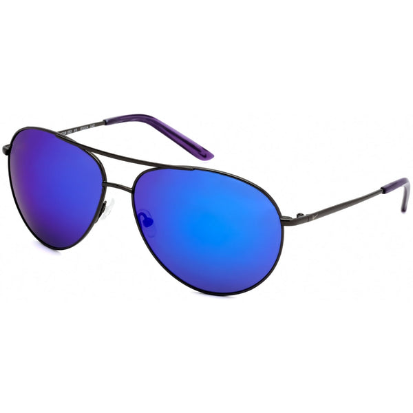 Nike EV1218 Sunglasses Gunmetal Grand Purple / UV Mirror-AmbrogioShoes