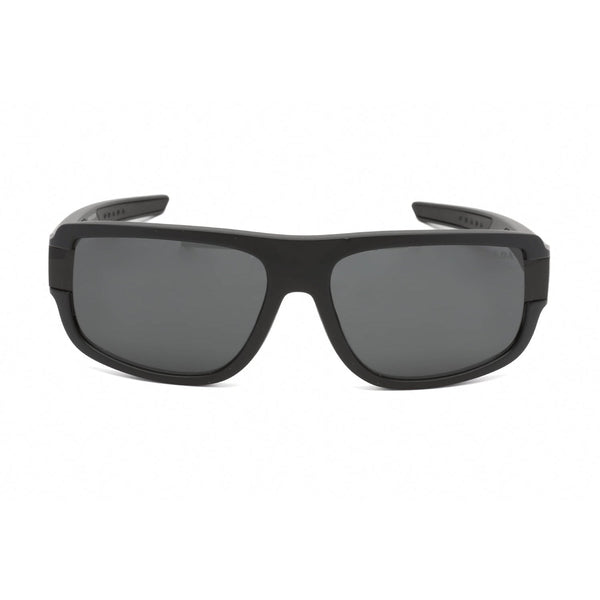 Prada Sport 0PS 03WSF Sunglasses Black Rubber / Dark Grey-AmbrogioShoes