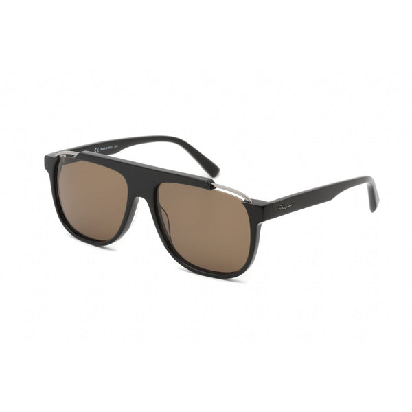 Salvatore Ferragamo SF1011S Sunglasses BLACK/Green-AmbrogioShoes