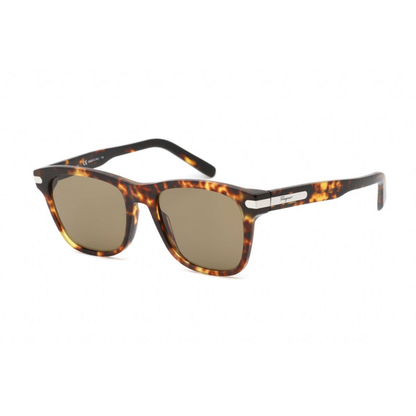 Salvatore Ferragamo SF936S Sunglasses DARK TORTOISE / Green-AmbrogioShoes