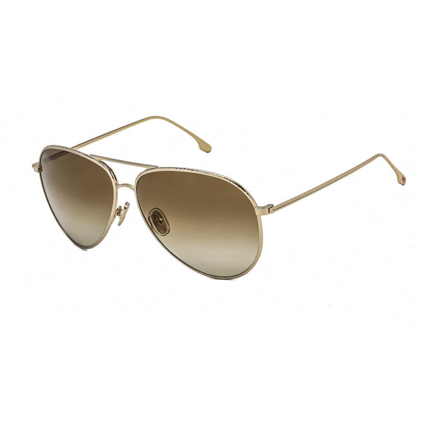 Victoria Beckham VB203S Sunglasses Gold/Khaki / Khaki Gradient-AmbrogioShoes