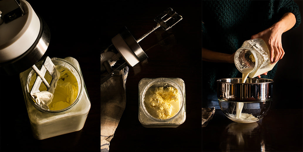 receta para hacer mantequilla