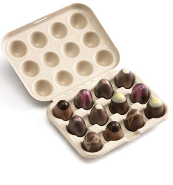 Hotel Chocolat plastic free packaging compostable and recyclable