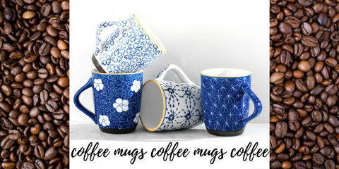 Fair trade ceramic coffee and tea mugs