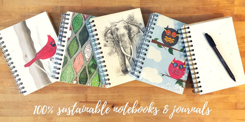Fair Trade and Eco-friendly notebooks and journals