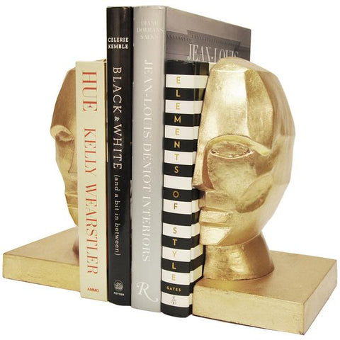 home office head bookends