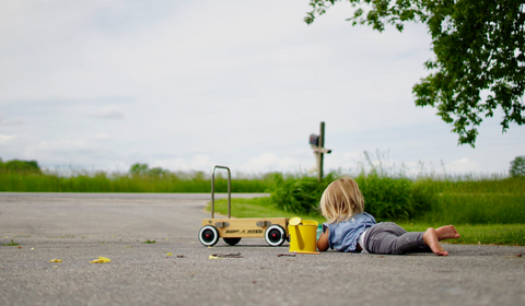 Toddler car wash - stay on socks