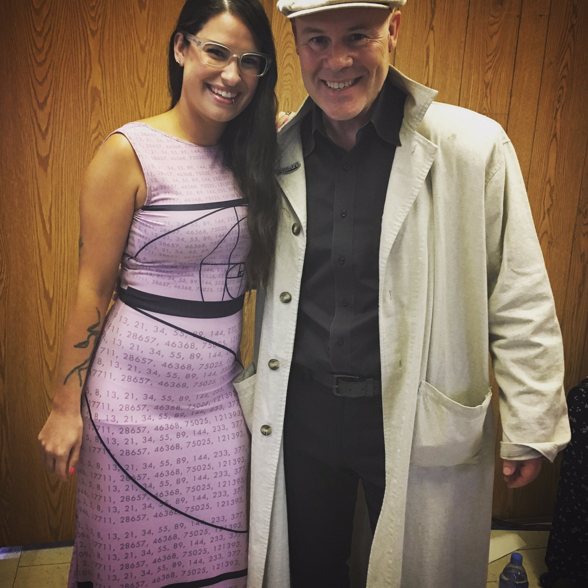 Cara Santa Maria with Thomas Dolby March for Science