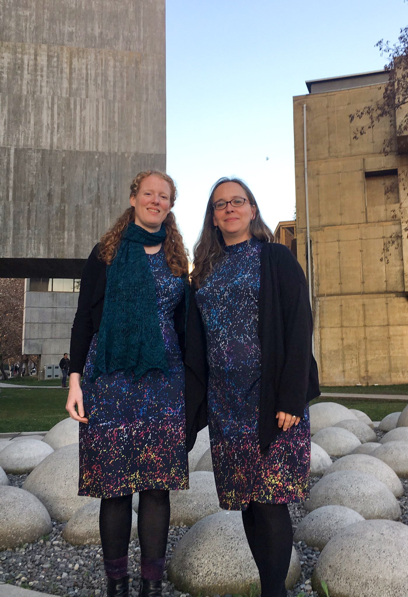 Data Coordinator Dr. Anne-Marie Weijmans and Spokesperson Karen L Masters from the Sloan Digital Sky Survey