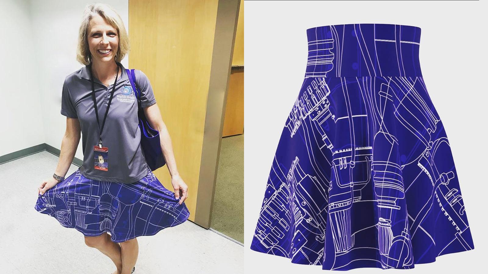 Michelle Lucas Blueprint Engineering Skirt