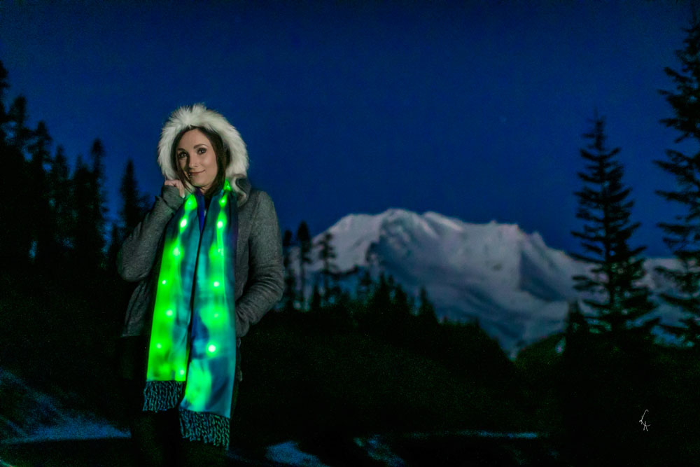 Northern Lights Fleece Scarf