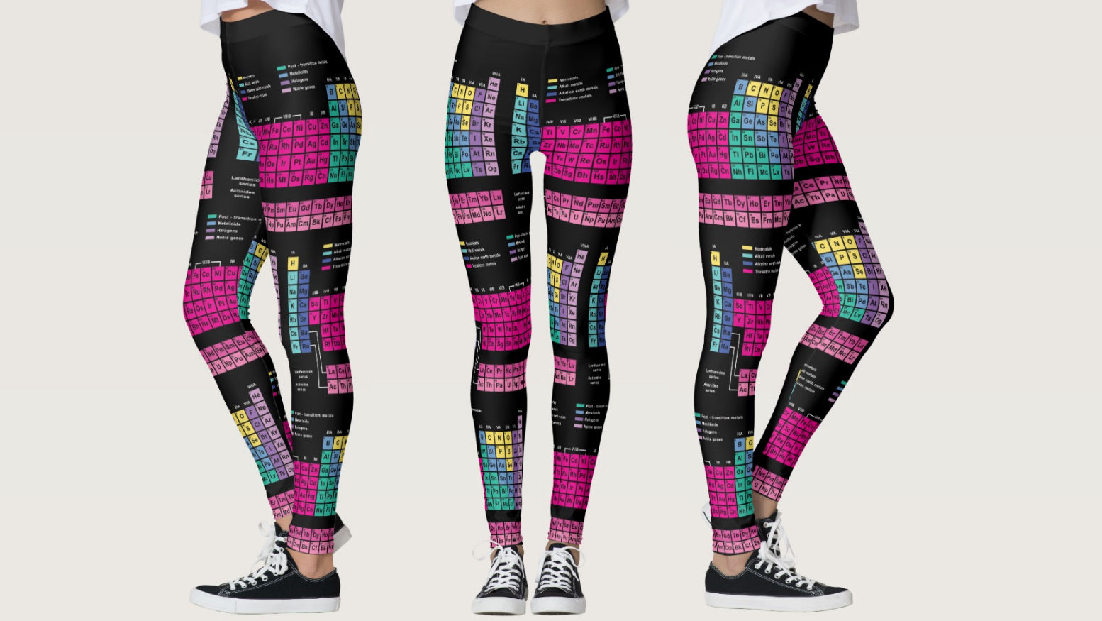 Lounge in these science yoga pants
