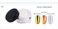 Mirror Effect Shimmer Nail Art Décor
