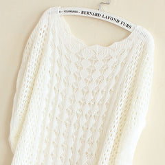 Ladies Crochet Knitted Pullover