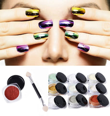 Mirror Effect Shimmer Nail Art Décor