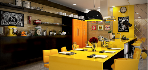 Decorating your home with yellow