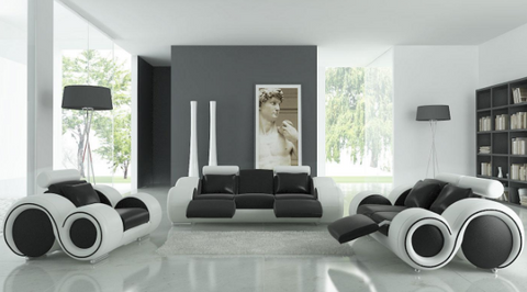 Designing your home with black and white