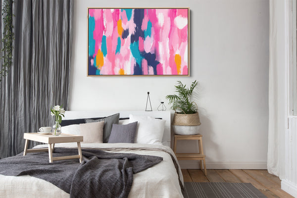 Bright Colourful ABstract Canvas Wall ARt