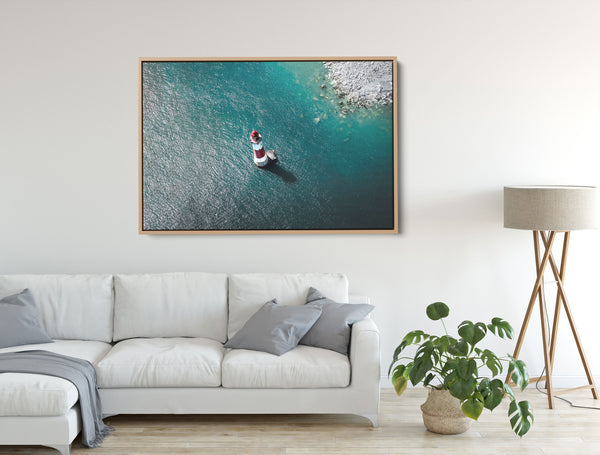 Lighthouse photographic wall art canvas print