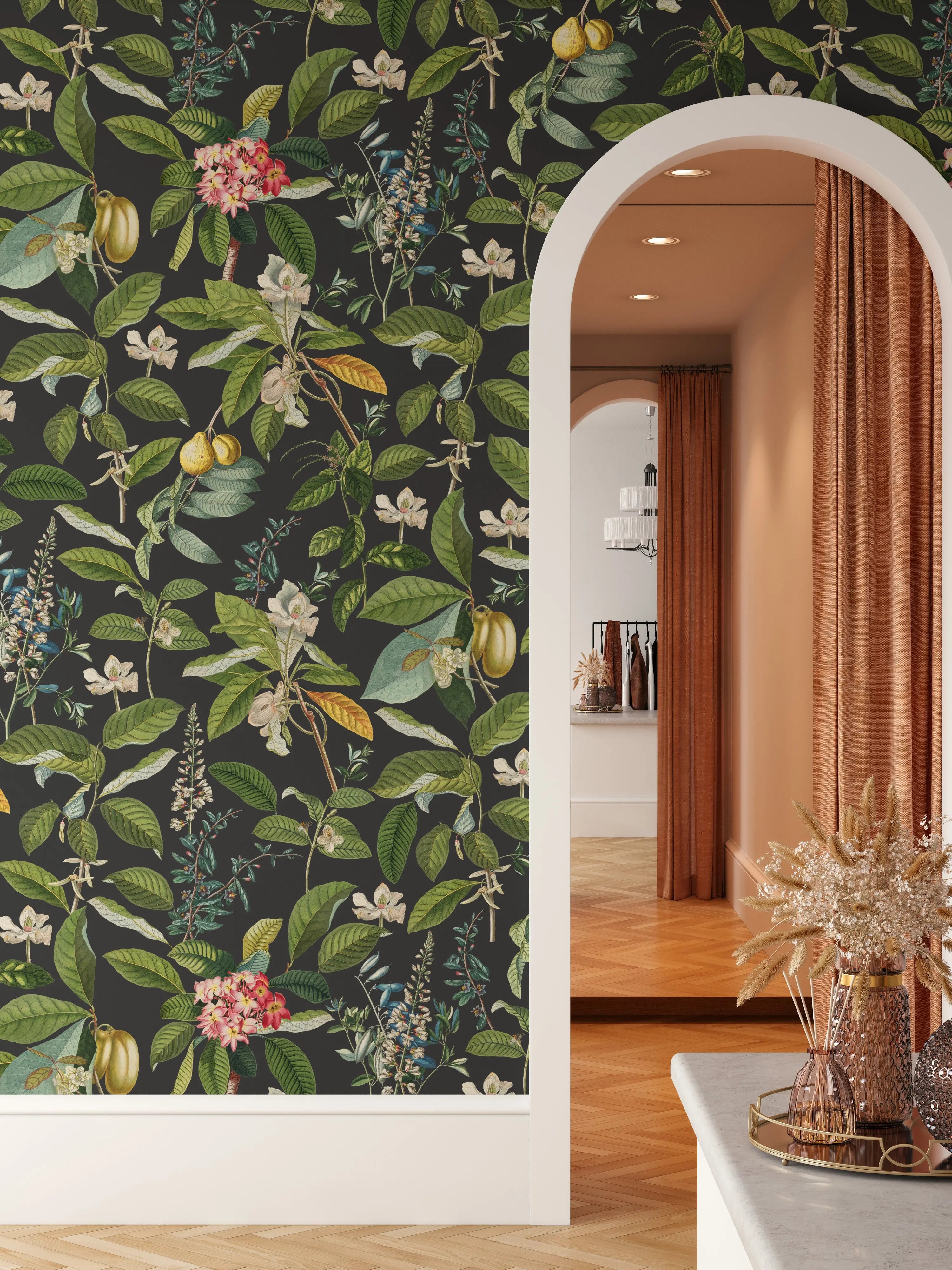 The English Garden Wallpaper - Floral Wallpaper In Traditional Style - Peel  and Stick Wallpaper - I Heart Wall Art – I Heart Wall Art