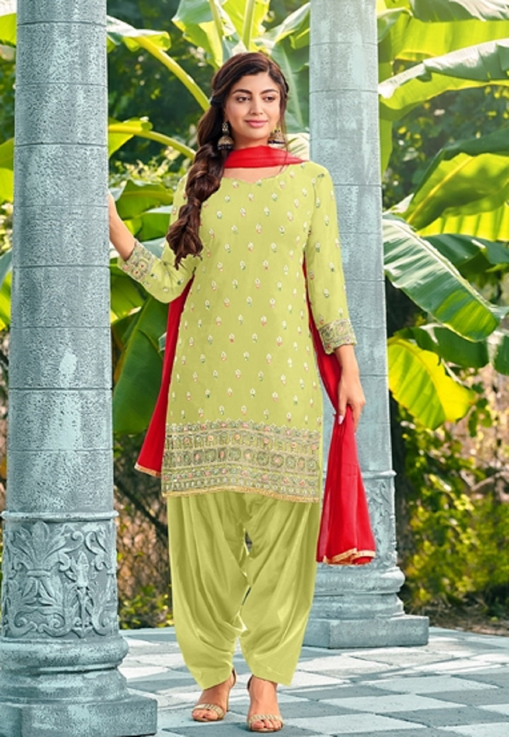 light green punjabi