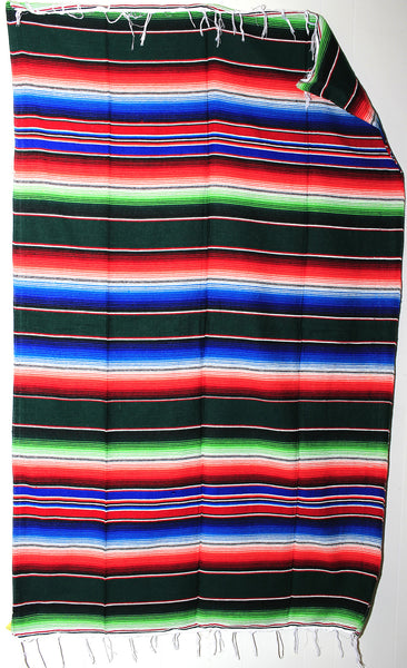 Authentic Mexican Zarape Blanket 59X83" Blanket-8 ...