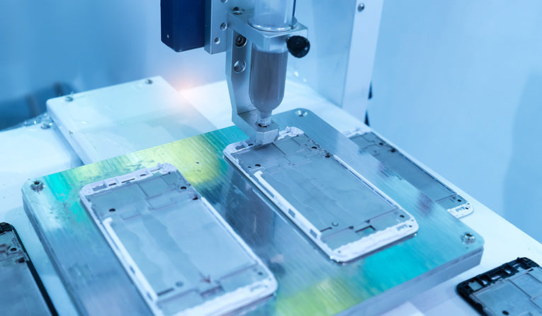 machine smartphone production