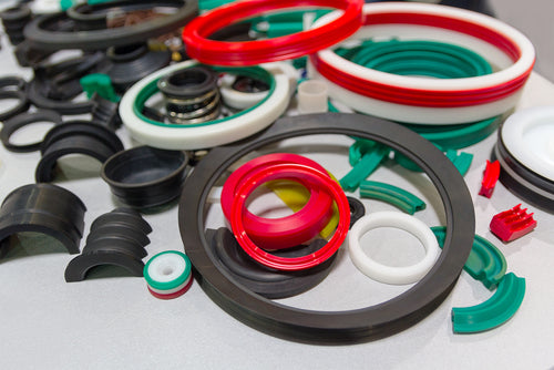 various sealing products at exhibit